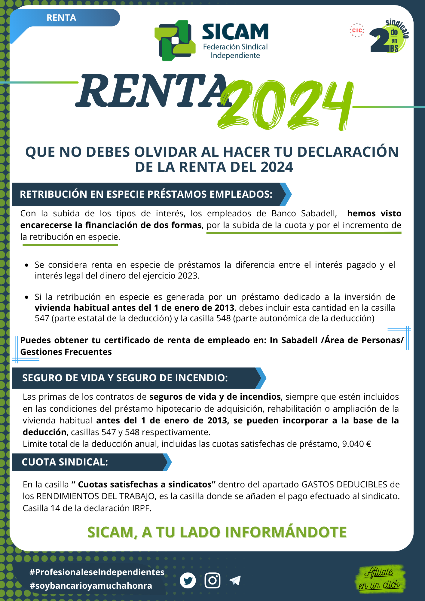 Circular destacada